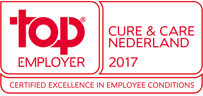 Het Catharina Ziekenhuis in Eindhoven heeft voor het negende achtereenvolgende jaar het keurmerk Top Employers Cure & Care gekregen.